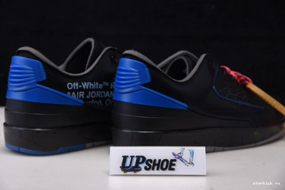 SP Retro O-W Jordan Black Low Blue Air 2 DJ4375-004 DJ4375-004 0522